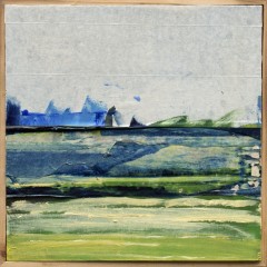 Déjeuner à la mer (25x25cm, 2015, paint on canvas)
