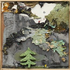 The sponge tree (30x30cm, 2015, paint on canvas)