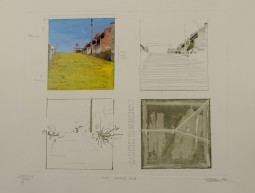 BOND. 1981. DRAWING PROOF DARLING LANE.